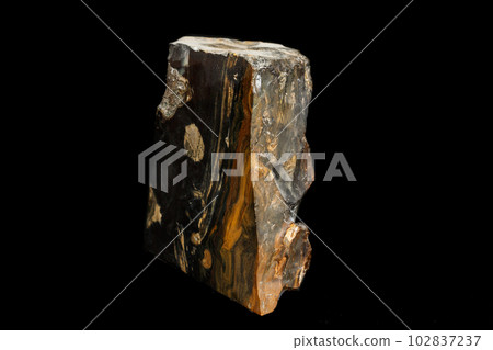 macro stone mineral jasper on black background 102837237