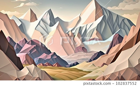 Low poly design style natural background 102837552