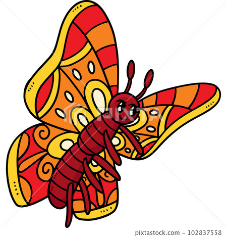 Mother Butterfly Cartoon Colored Clipart Mother Butterfly Cartoon Colored Clipart 102837558