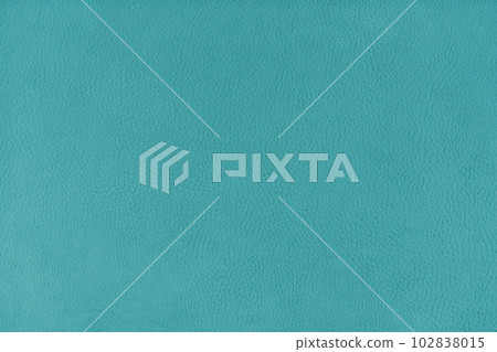 Texture background of turquoise velours fabric textured like leather surface 102838015