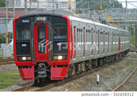 Kagoshima Main Line Ebitsu JR Kyushu 813 series R233 formation (South Fukuoka) 102838312