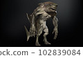 A shark humanoid he has a mouth. 3d rendering 102839084