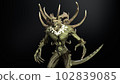 Demon mutant mythical monster 3d render image 102839085