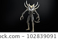 Demon mutant mythical monster 3d render image 102839091
