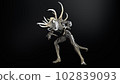 Demon mutant mythical monster 3d render image 102839093
