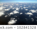 Sea of clouds seen from a jet plane 102841328