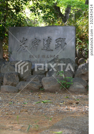 "Iwajuku Ruins" Stone Monument (Iwajuku Ruins Point A / Midori City, Gunma Prefecture) 102843414