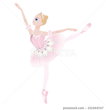 芭蕾舞演員跳舞五彩紙屑 _ 蔓藤花紋變體的插圖 102844547