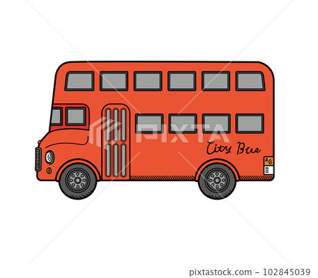 工作車巴士矢量圖 工作車巴士矢量圖 102845039