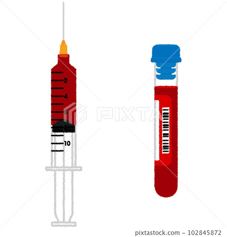 illustration of blood test 102845872