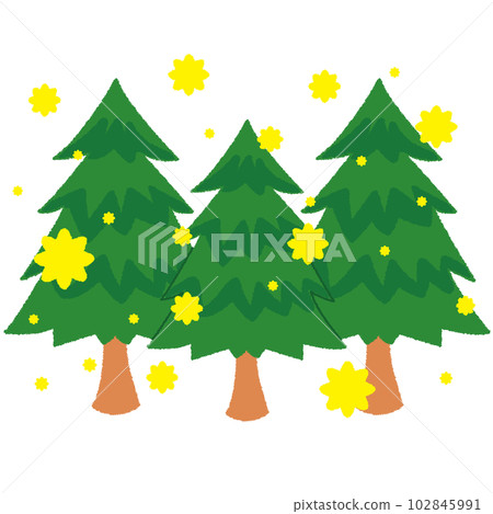 花粉的例證 102845991