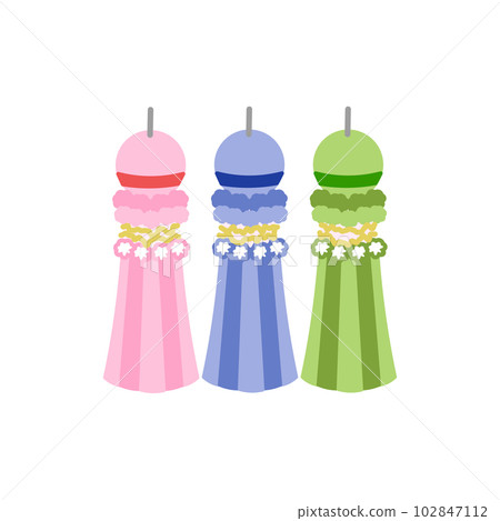 簡單的七夕節彩帶 102847112