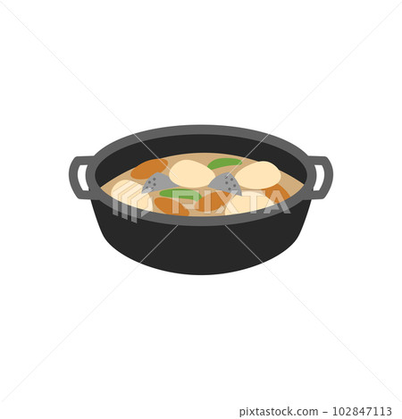 鍋裡煮食物 簡單 102847113