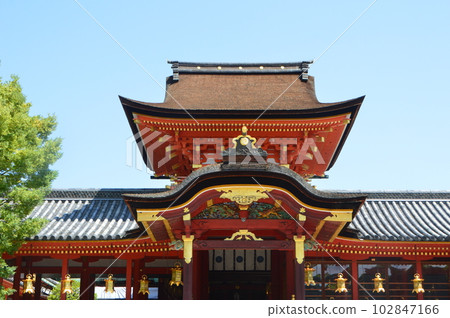 "Main Hall" of Iwashimizu Hachimangu Shrine (30 Yawata Takabo, Yawata City, Kyoto Prefecture) "Main Hall" of Iwashimizu Hachimangu Shrine (30 Yawata Takabo, Yawata City, Kyoto Prefecture) 102847166