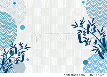 七夕裝飾日本圖案背景 102847424