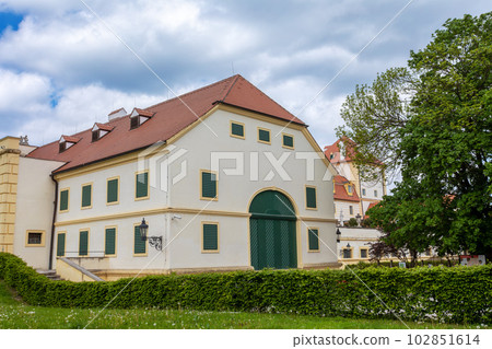 Chateau Valtice, Czech Republic, Lednice-Valtice Cultural Landscape is World Heritage Site by UNESCO. Chateau Valtice, Czech Republic, Lednice-Valtice Cultural Landscape is World Heritage Site by UNESCO. 102851614