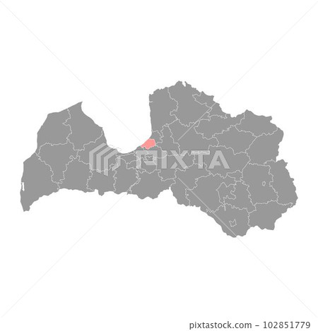 Adazi Municipality map, administrative division of Latvia. Vector illustration. Adazi Municipality map, administrative division of Latvia. Vector illustration. 102851779