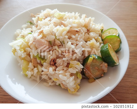 雞肉白菜飯 雞肉白菜飯 102851912