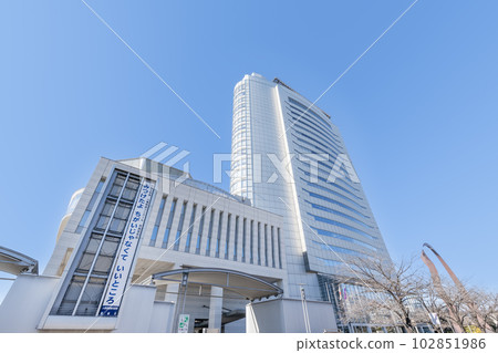 Takasaki City, Gunma Prefecture Takasaki City Hall in sunny weather Takasaki City, Gunma Prefecture Takasaki City Hall in sunny weather 102851986