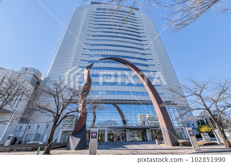 Takasaki City, Gunma Prefecture Takasaki City Hall in sunny weather Takasaki City, Gunma Prefecture Takasaki City Hall in sunny weather 102851990