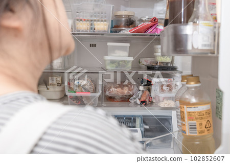 [Housewife looking for a refrigerator] 102852607