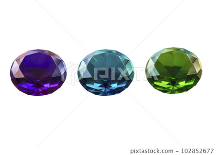 Round cut diamond isolated on white background Round cut diamond isolated on white background 102852677