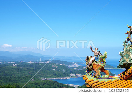 Taiwan's Jiufen Temple Jiufen Zhao Mausoleum Xiahai City God 102852865