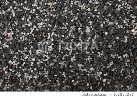 Gravel Pieces Mix Texture Background, Grey Coarse Sand Pattern, Granular Stones Mockup, Grit Sand Gravel Pieces Mix Texture Background, Grey Coarse Sand Pattern, Granular Stones Mockup, Grit Sand 102853258