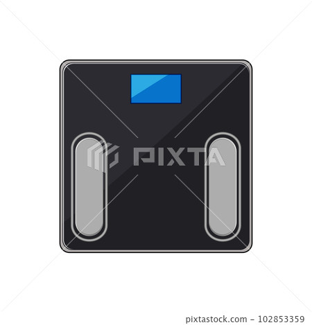 device smart weights cartoon vector illustration device smart weights cartoon vector illustration 102853359