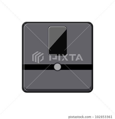 digital smart weights cartoon vector illustration digital smart weights cartoon vector illustration 102853361