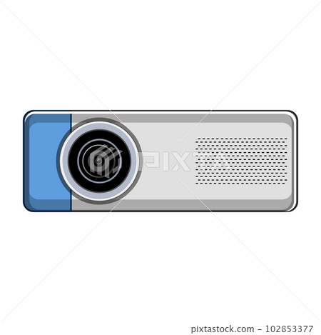 screen projector video cartoon vector illustration screen projector video cartoon vector illustration 102853377