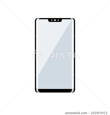 accessory phone glass screen cartoon vector illustration 102853413