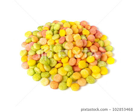 Colorful Breakfast Bolls, Fruity Cereal Ball, Colorful Corn Cereals Collection Colorful Breakfast Bolls, Fruity Cereal Ball, Colorful Corn Cereals Collection 102853468
