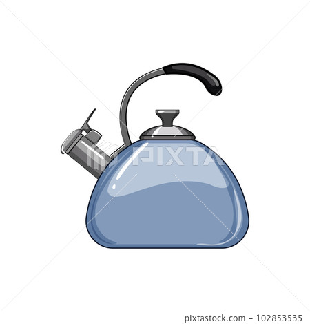 metal kettle kitchen cartoon vector illustration metal kettle kitchen cartoon vector illustration 102853535