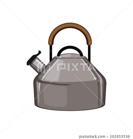 heat kettle kitchen cartoon vector illustration 102853536