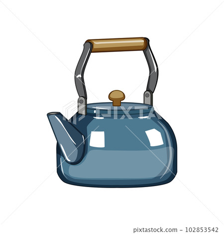 water kettle kitchen cartoon vector illustration 102853542