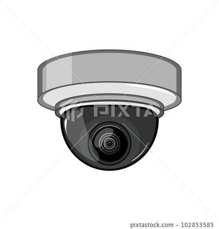 security ip camera cartoon vector illustration 102853585
