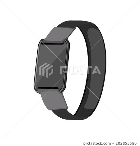 ekg heart rate monitor cartoon vector illustration 102853586