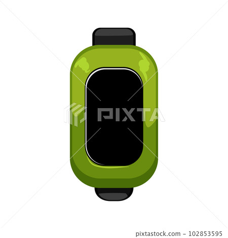 technology heart rate monitor cartoon vector illustration 102853595