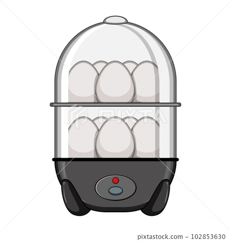 morning egg cooker cartoon vector illustration morning egg cooker cartoon vector illustration 102853630