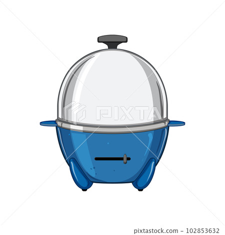equipment egg cooker cartoon vector illustration 102853632
