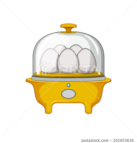 electric egg cooker cartoon vector illustration electric egg cooker cartoon vector illustration 102853638