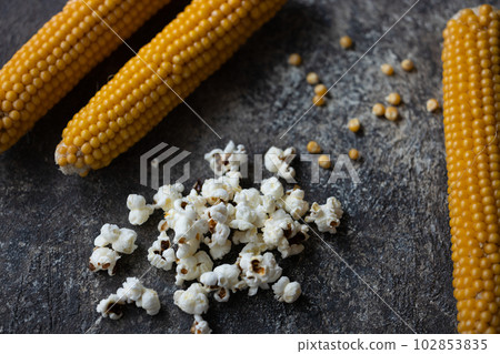 dried corn and popcorn dried corn and popcorn 102853835