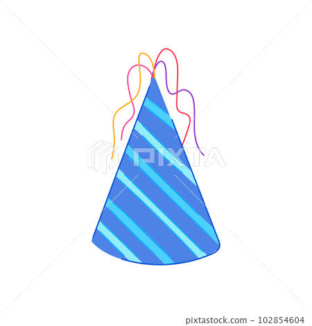 holiday party hat cartoon vector illustration 102854604