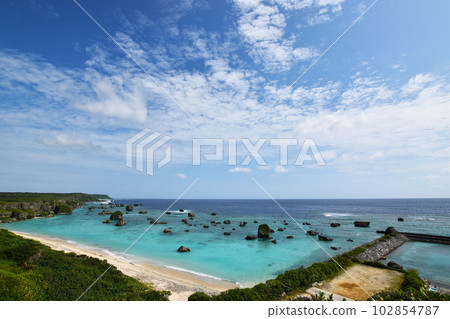 Bora Fishing Port and Miyako Blue 102854787