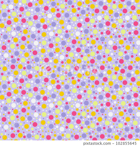 Colorful circles and dots. chaotic pattern circle. Seamless pattern. 102855645