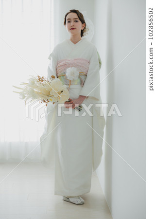白色長袖和服 白色長袖和服 102856502