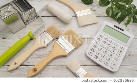 繪畫工具和計算器 | 裝修、繪畫承包商、DIY 估價圖像 繪畫工具和計算器 | 裝修、繪畫承包商、DIY 估價圖像 102856686