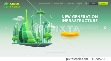 Futuristic City Website Template Futuristic City Website Template 102857090