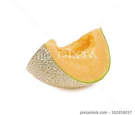 watermelon, cantaloupe, isolated on a white background watermelon, cantaloupe, isolated on a white background 102858037